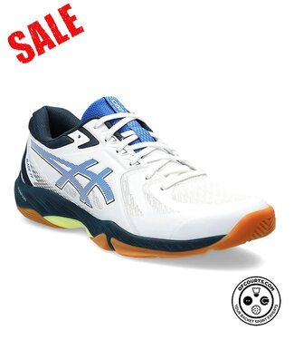 Asics Blade FF Men's Indoor Shoe - White/Illusion Blue
