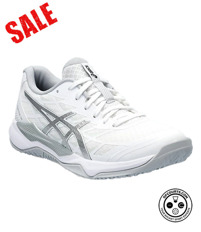 Asics Gel tactic 12 Women's Indoor Shoe -White/Pure silver