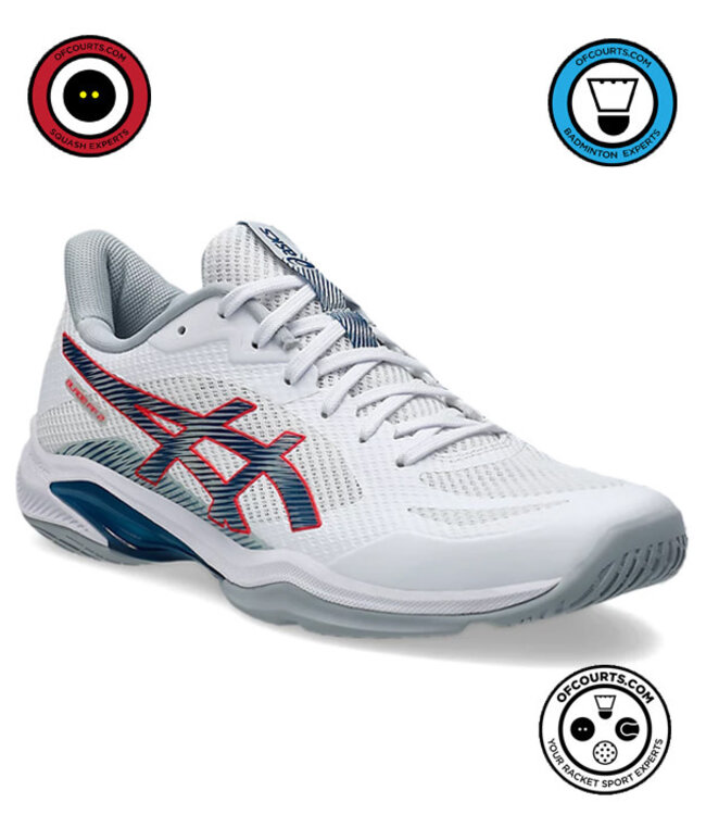 Asics Blade FF 2 Men's Indoor Shoe - White/Mako Blue