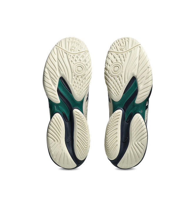 Asics Court FF 3 Men's Tennis Shoe - Cream/Jasper Green