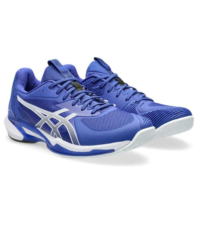 Asics Solution Speed FF 3 Clay Men's Tennis Shoe - Dark Cobalt/White