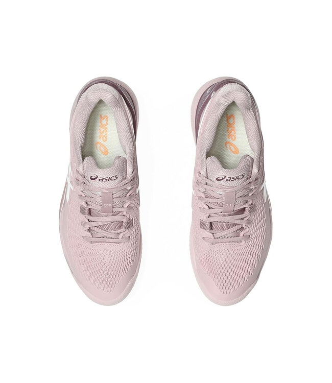 Asics Gel Resolution 9 Clay Women's Tennis Shoe - Watershed Rose/White