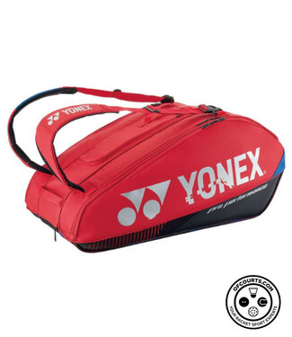 Yonex 92429 Pro Racquet Bag 9 Pack - Scarlet