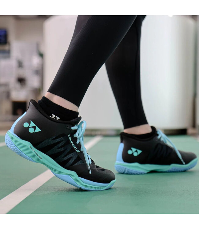 Yonex Power Cushion Comfort Z3 Women's Indoor Shoe - Black/Mint
