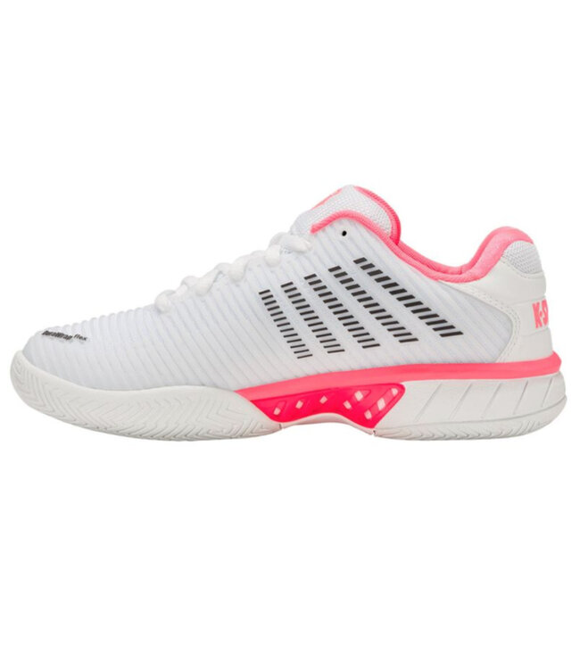 K-Swiss Hypercourt Express 2 Women's Shoe Wide - White/Neon Pastel Pink