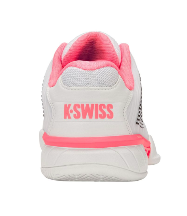 K-Swiss Hypercourt Express 2 Women's Shoe Wide - White/Neon Pastel Pink