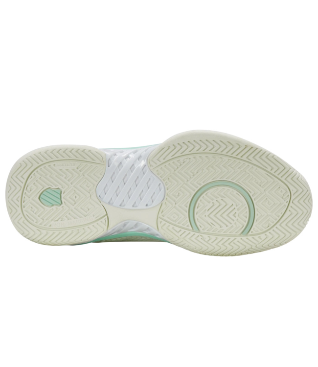 K-Swiss Express Light Wide Pickleball Women's Shoe - Ice/Honeydew/Neon Pastel Pink