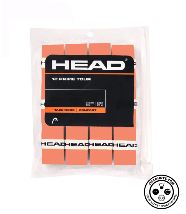 Head Prime Tour Overgrip 12 Pack - Sienna