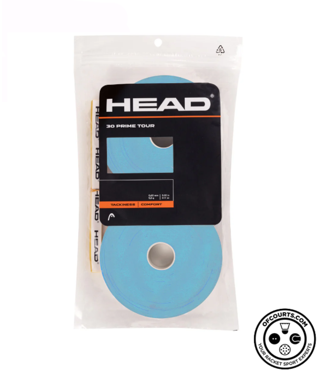 Head Prime Tour Overgrip 30 Pack - Blue