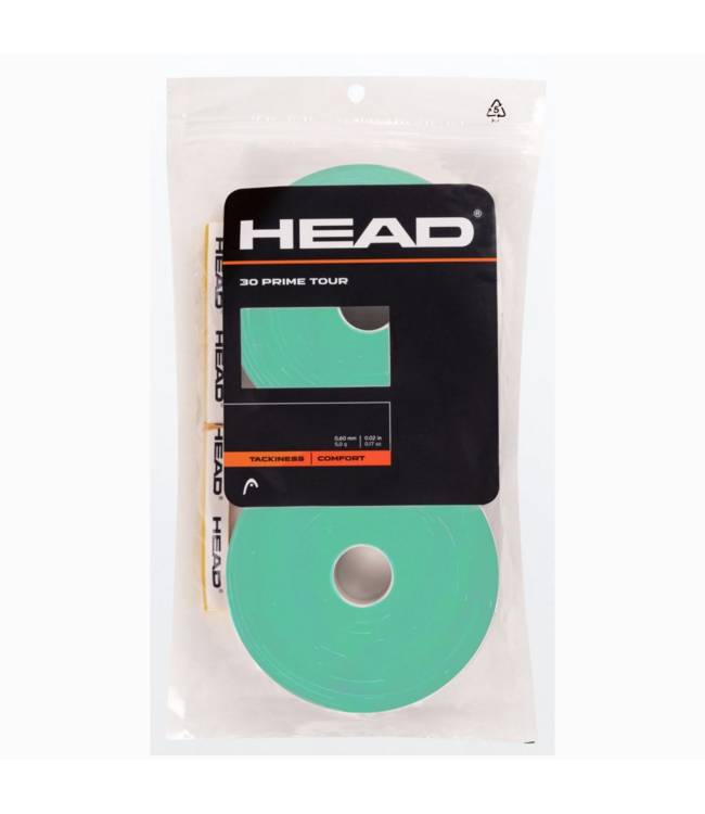 Head Prime Tour Overgrip 30 Pack - Mint