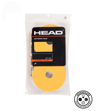 Head Prime Tour Overgrip 30 Pack - Yellow