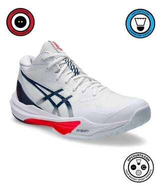 Asics Sky Elite FF MT 3 Men's Indoor Shoe - White Mako Blue