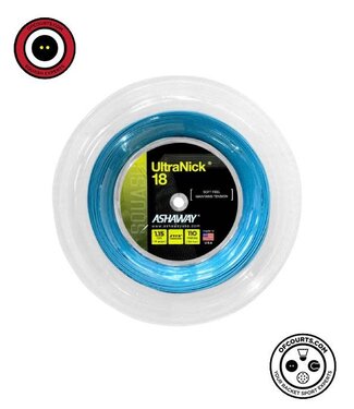 Ashaway UltraNick 18 1.15mm Squash 110M Reel