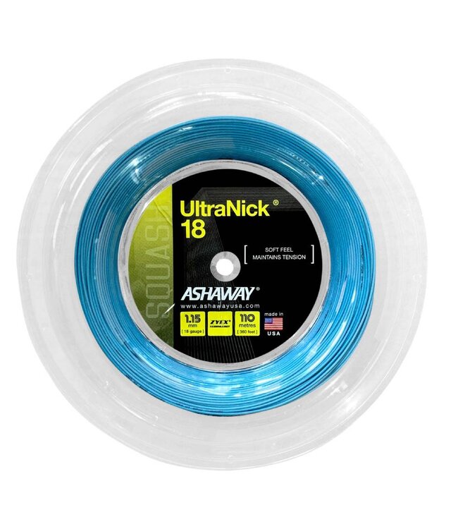 Ashaway UltraNick 18 1.15mm Squash 110M Reel