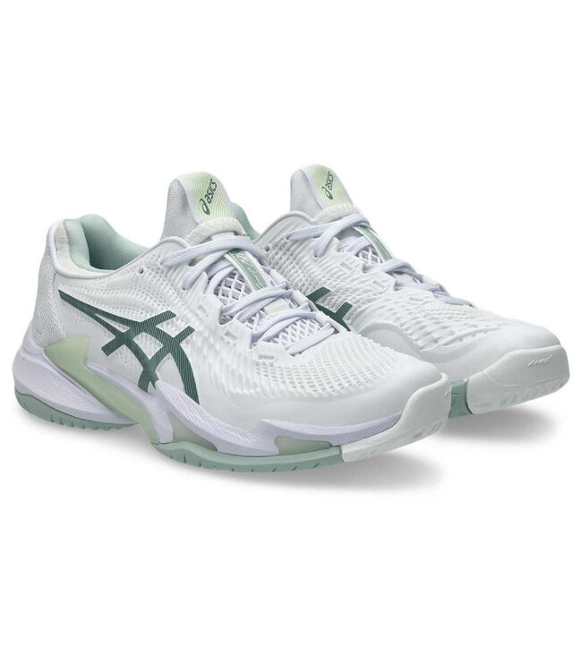 Asics Court FF 3 Women's Tennis Shoe - White/Lichen Rock