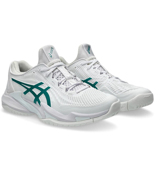 Asics Court FF 3 Novak Men's Tennis Shoe - White/Pitch Green