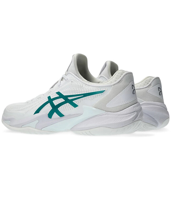 Asics Court FF 3 Novak Men's Tennis Shoe - White/Pitch Green