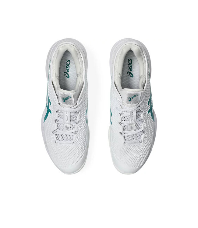 Asics Court FF 3 Novak Men's Tennis Shoe - White/Pitch Green
