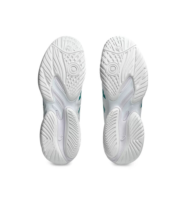 Asics Court FF 3 Novak Men's Tennis Shoe - White/Pitch Green