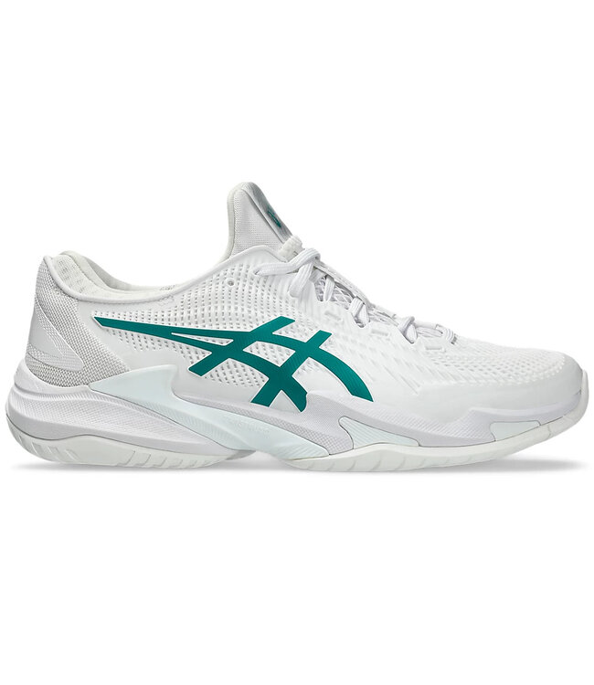 Asics Court FF 3 Novak Men's Tennis Shoe - White/Pitch Green