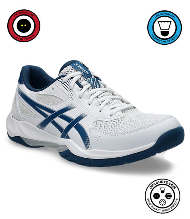 Asics Gel-Rocket 12 Men's Indoor Shoe - White/Mako Blue