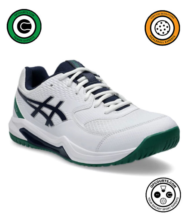 Asics Gel Dedicate 8 Wide Men's Tennis Shoe - White/Midnight