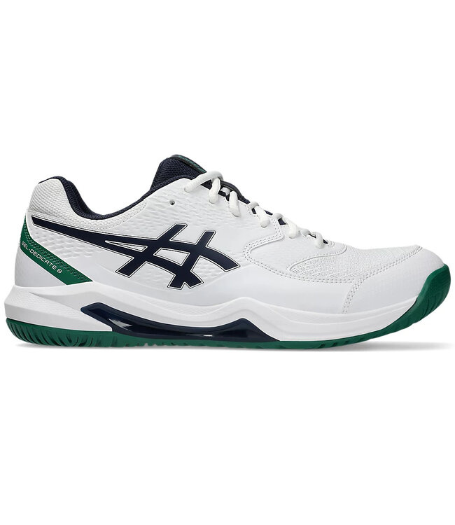 Asics Gel Dedicate 8 Wide Men's Tennis Shoe - White/Midnight