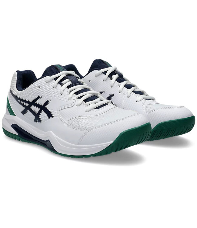 Asics Gel Dedicate 8 Wide Men's Tennis Shoe - White/Midnight