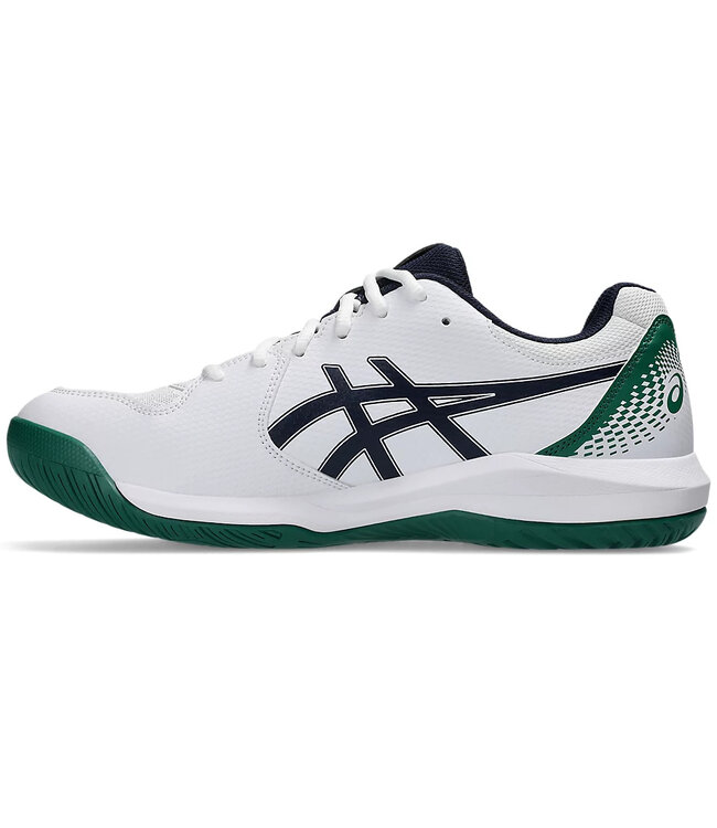 Asics Gel Dedicate 8 Wide Men's Tennis Shoe - White/Midnight