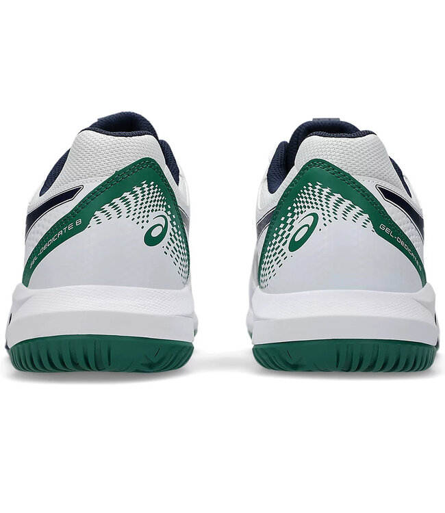 Asics Gel Dedicate 8 Wide Men's Tennis Shoe - White/Midnight