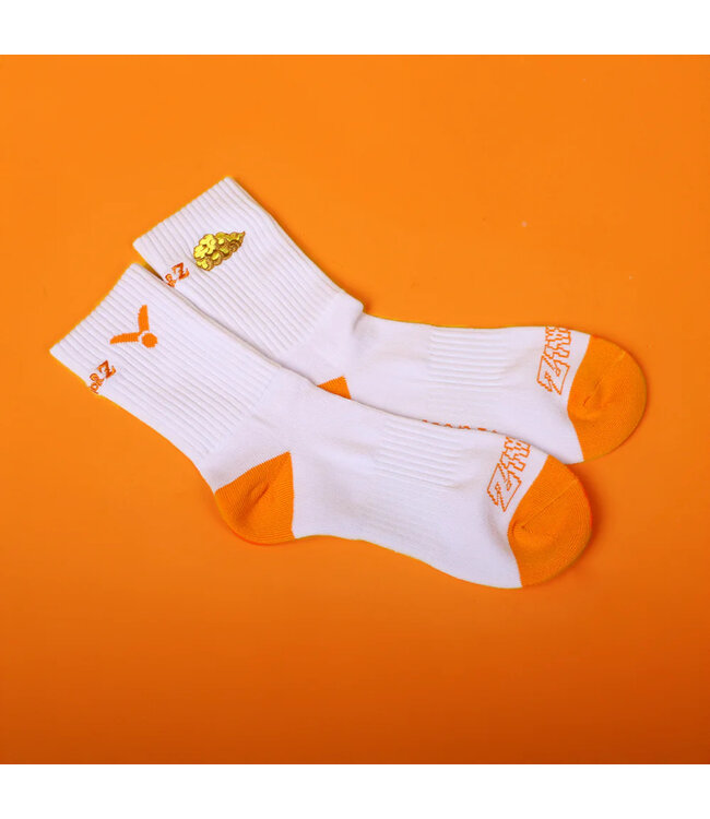 Victor Dragon Ball Z Men's Crew Socks SK508DBZ-A-L - White
