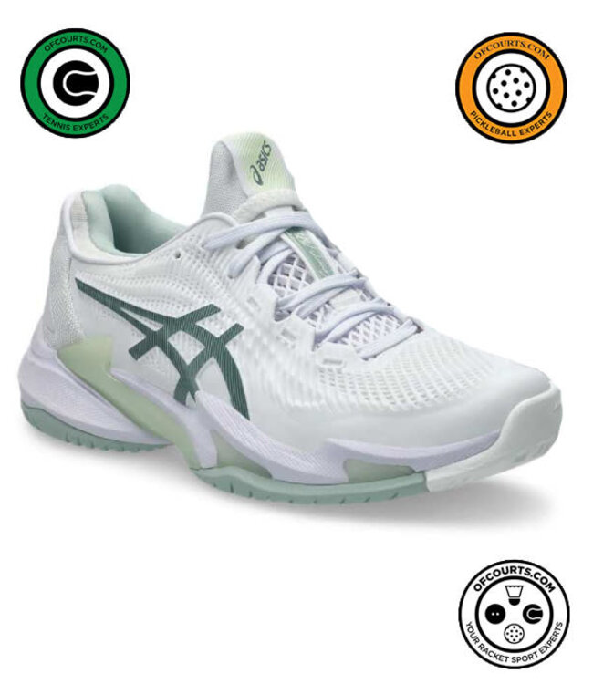 Asics Court FF 3 Women's Tennis Shoe - White/Lichen Rock