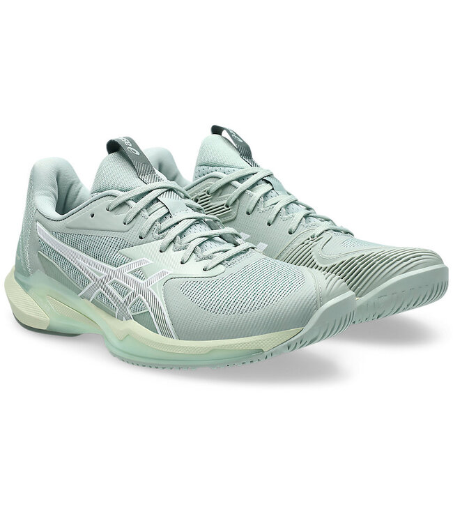 Asics Solution Speed FF 3 Women's Tennis Shoe - Lichen Rock/White