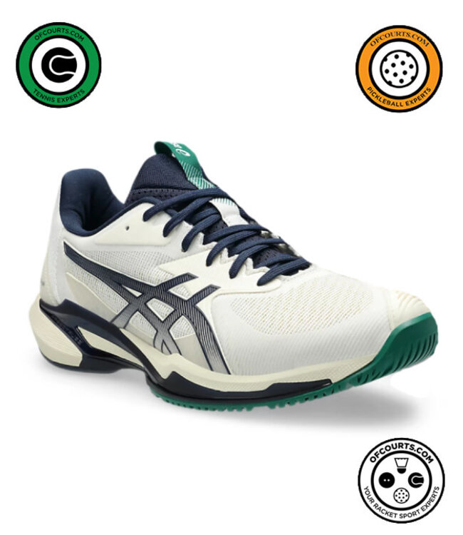 Asics Solution Speed FF 3 Men's Tennis Shoe - Cream/Midnight