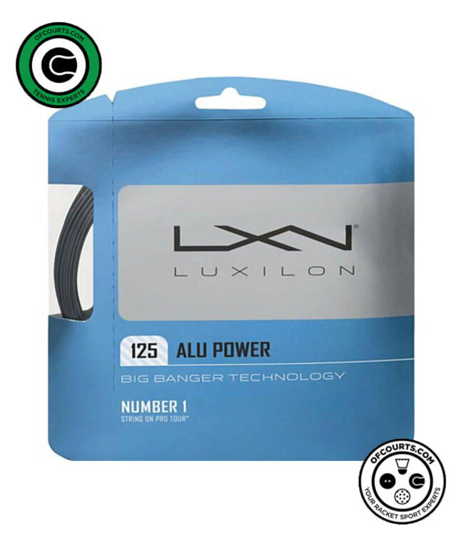 Luxilon ALU Power 125 Tennis String (Silver)