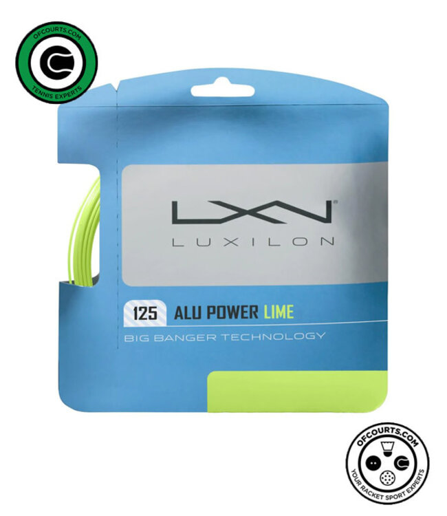 Luxilon ALU Power 125 Tennis String - Lime