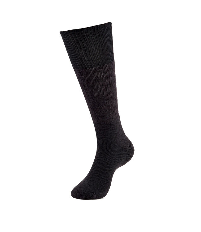 Thorlo Moderate Cushion Over-Calf Western Boot Socks TWD000 - Black