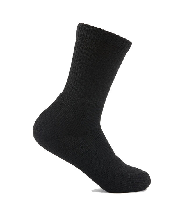 Thorlo Maximum Cushion Crew Tennis Socks TX0000 - Black