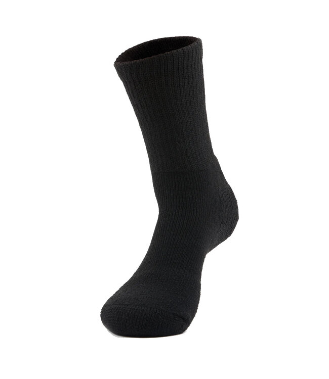 Thorlo Maximum Cushion Crew Tennis Socks TX0000 - Black