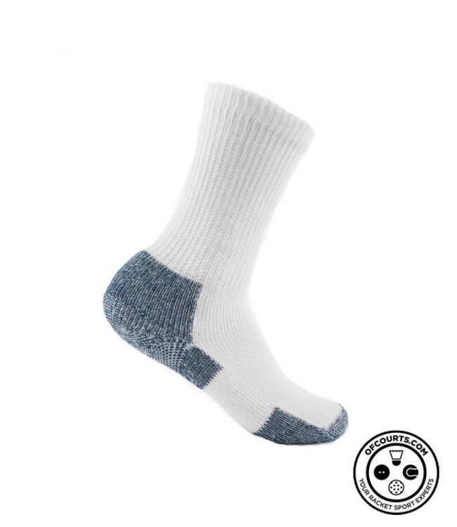 Thorlo Maximum Cushion Crew Running Socks XJ0000 - White/Navy