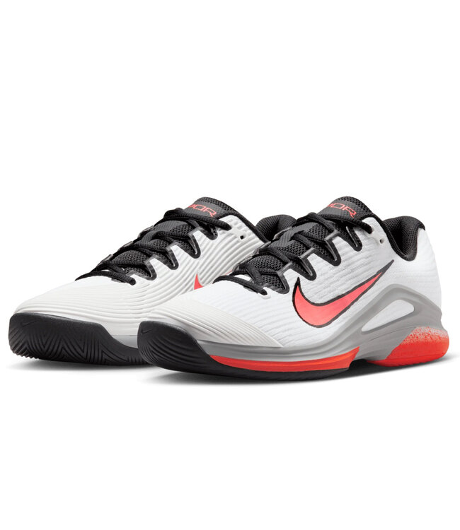 NIke Air Zoom Vapor 12 Men's Shoe Premium - White/Hot Lava