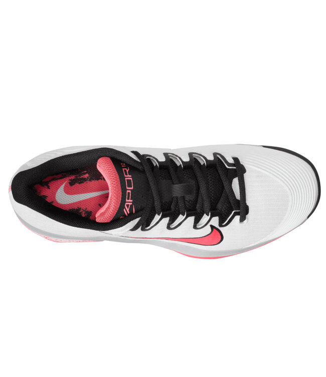 NIke Air Zoom Vapor 12 Men's Shoe Premium - White/Hot Lava