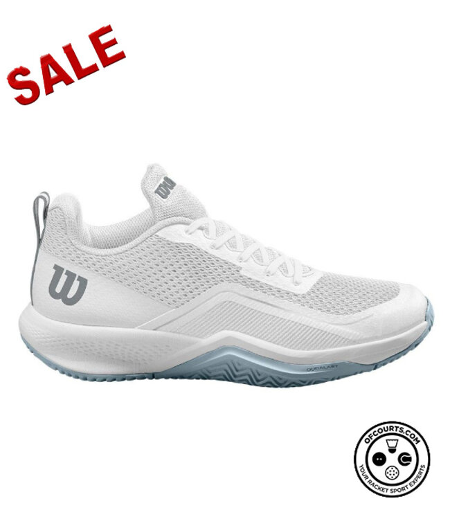 Wilson Rush Pro Lite Women's Tennis Shoe - White/Pearl Blue/Monument @ Lowest Price