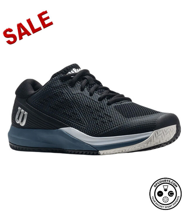 Wilson Rush Pro Ace Men's Tennis Shoes - Black/China Blue