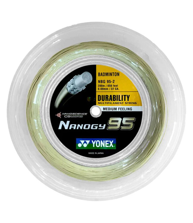 Yonex Nanogy 95 Badminton String Reel - Cosmic Gold