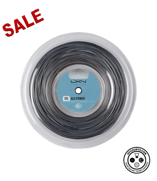 Luxilon Alu Power 125 Tennis String Reel - Silver