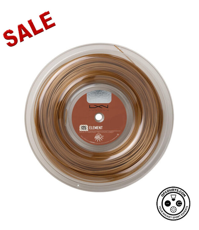 Luxilon Element 125 Tennis String Reel - Bronze