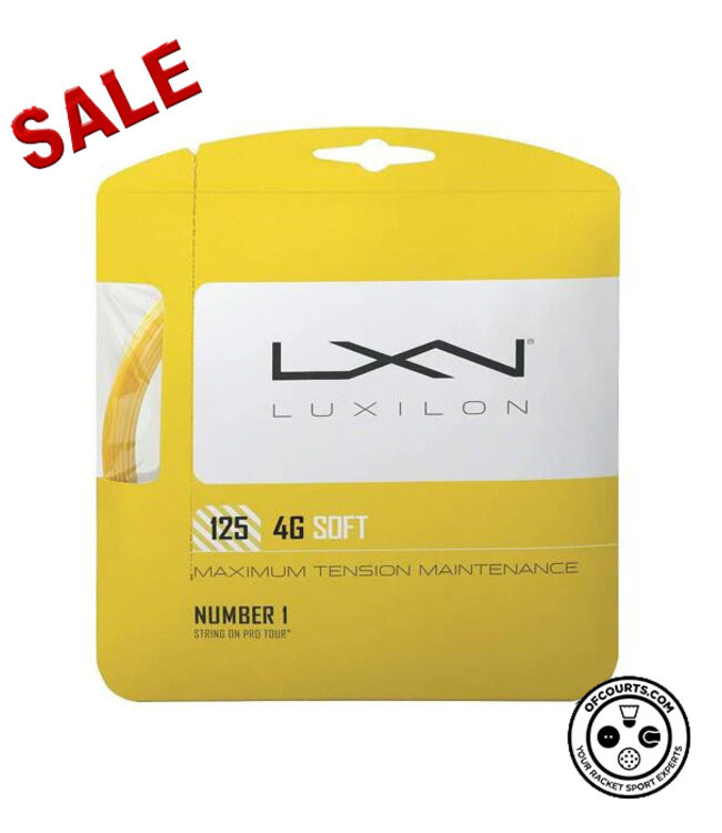 Luxilon 4G Soft 125 Tennis String