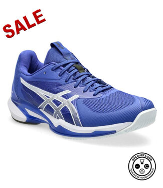 Asics Solution Speed FF 3 Clay Men's Tennis Shoe - Dark Cobalt/White