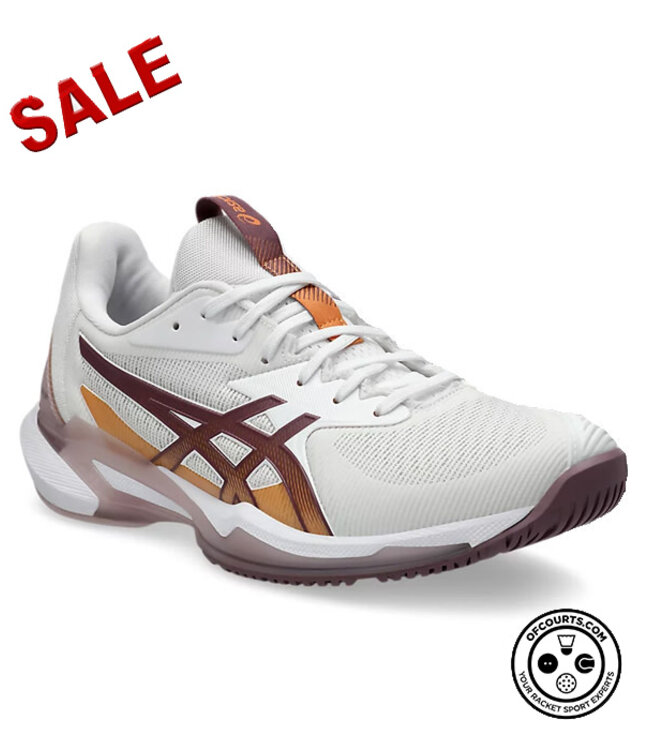 Asics Solution Speed FF 3 Women's Shoe - White/Dusty Mauve